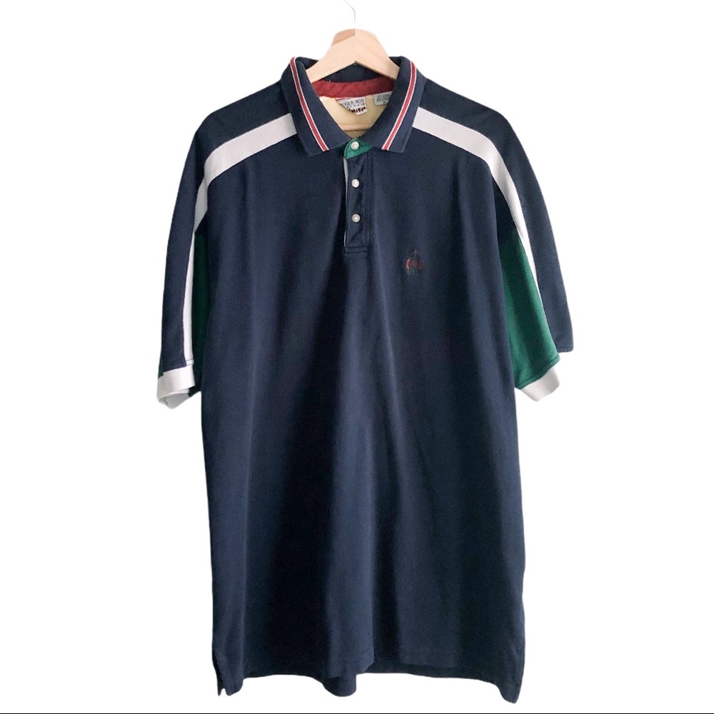Bugle Boy | Vintage 90's Color Block Polo